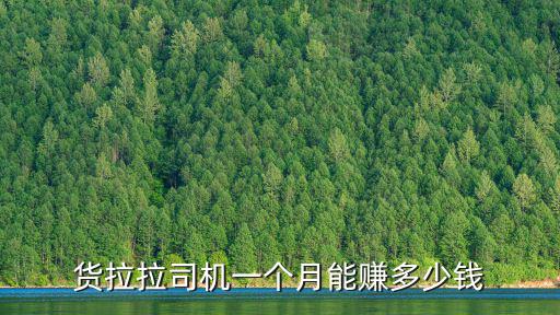寧波做物流單子一個月能掙多少錢,貨拉拉司機一個月能賺多少錢