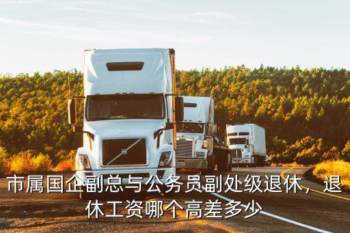 市屬國企副總與公務員副處級退休，退休工資哪個高差多少