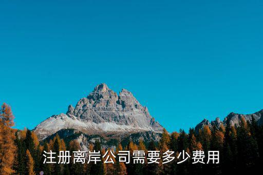 注冊(cè)離岸公司需要多少費(fèi)用