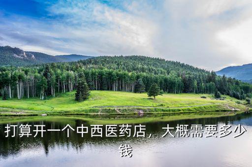 在深圳開一家中藥店需要多少錢,大概需要多少錢