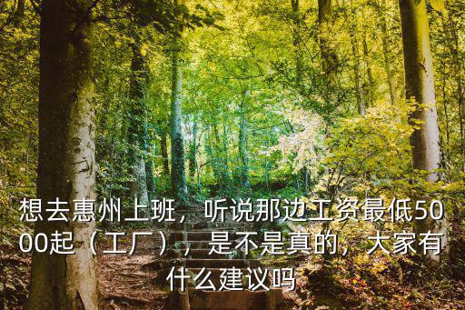 惠州工資低薪多少,惠州底薪是多少