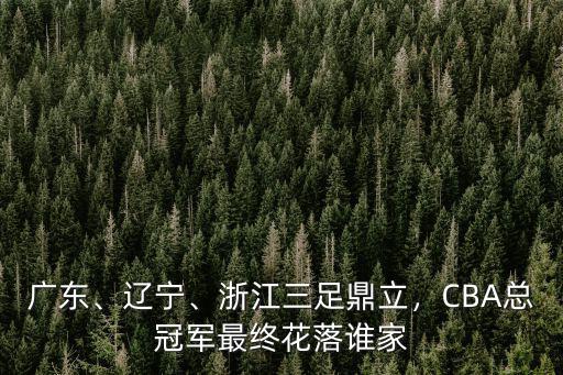 廣東、遼寧、浙江三足鼎立，CBA總冠軍最終花落誰家
