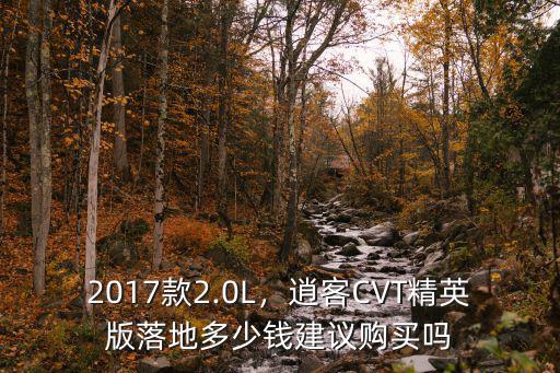 2017款2.0L，逍客CVT精英版落地多少錢建議購買嗎