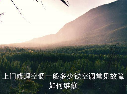 惠州空調(diào)修理大概多少錢一個(gè)月,上門修理空調(diào)一般多少錢