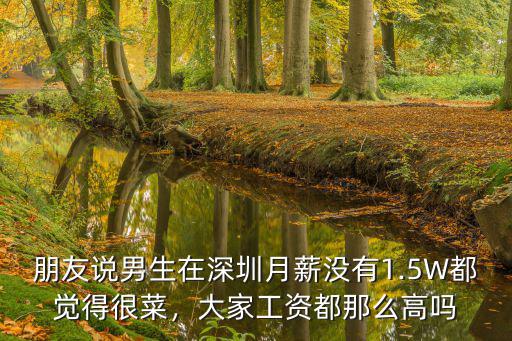 朋友說男生在深圳月薪?jīng)]有1.5W都覺得很菜，大家工資都那么高嗎