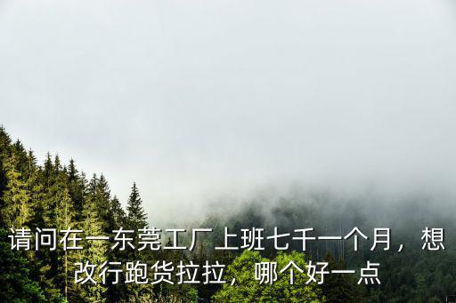 貨拉拉在東莞去憑祥回去要多少錢,貨拉拉司機一個月能賺多少錢