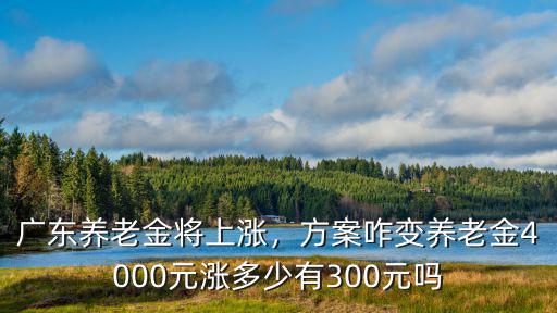 廣東省養老金上漲多少,養老金4000元漲多少