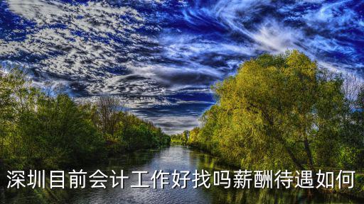 深圳初級會計有多少工資嗎,深圳目前會計工作好找嗎