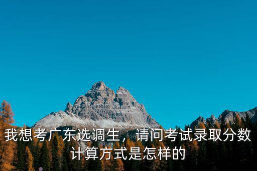 廣東選調(diào)生要考多少分上岸,我想考廣東選調(diào)生