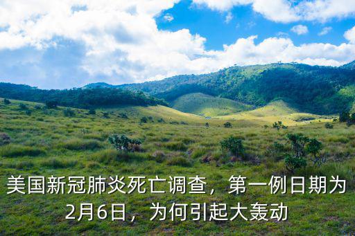 美國新冠肺炎死亡調(diào)查，第一例日期為2月6日，為何引起大轟動