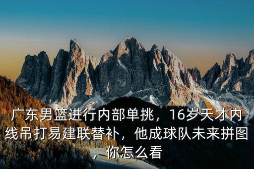 廣東男籃的易建聯多少歲身高多少,34歲的易建聯賺到多少薪水