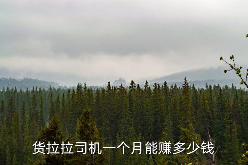 汕頭面包車司機一個月多少錢,貨拉拉司機一個月能賺多少錢