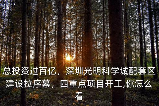 深圳光明科學城怎么建,深圳光明科學城空間規劃過審