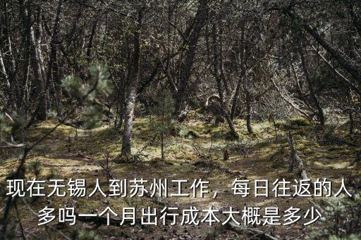現(xiàn)在無錫人到蘇州工作，每日往返的人多嗎一個月出行成本大概是多少