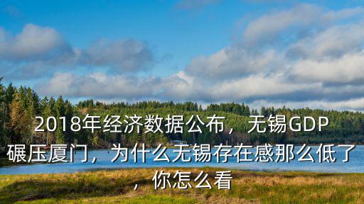 2018年經濟數據公布，無錫GDP碾壓廈門，為什么無錫存在感那么低了，你怎么看