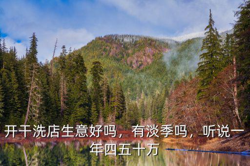 開干洗店生意好嗎，有淡季嗎，聽說一年四五十萬