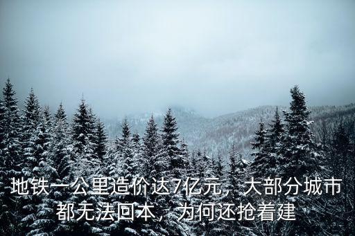 蘇州地鐵1公里造價多少,地鐵一公里造價達7億元