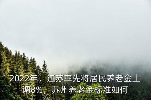 蘇州市養老金2019年上調多少,蘇州2021年退休金