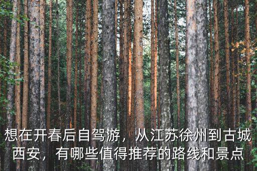 想在開春后自駕游，從江蘇徐州到古城西安，有哪些值得推薦的路線和景點(diǎn)