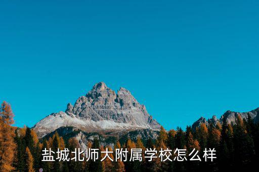鹽城北師大附屬學校怎么樣
