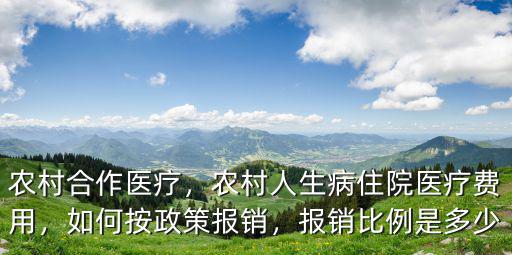 河南農村合作醫(yī)療報銷百分之多少,農村合作醫(yī)療