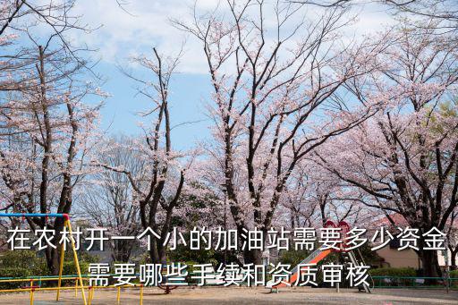 在農村開一個小的加油站需要多少資金需要哪些手續和資質審核