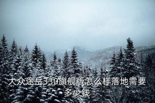 大眾途岳330旗艦版怎么樣落地需要多少錢