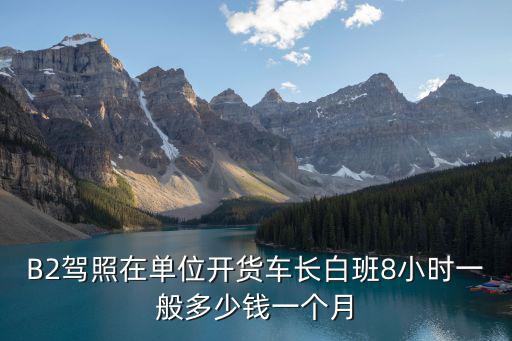 蘇州貨車司機工資多少錢一個月,司機一個月工資多少錢