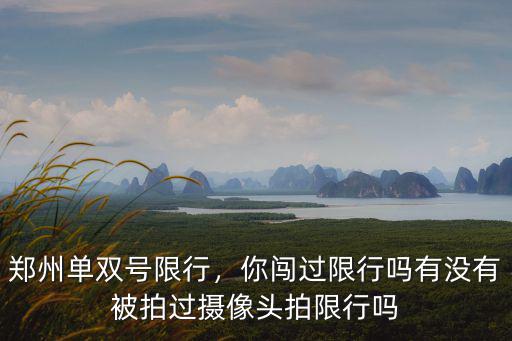鄭州單雙號(hào)限行，你闖過(guò)限行嗎有沒有被拍過(guò)攝像頭拍限行嗎