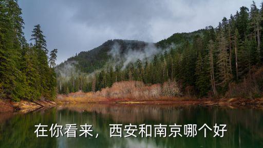在你看來，西安和南京哪個好