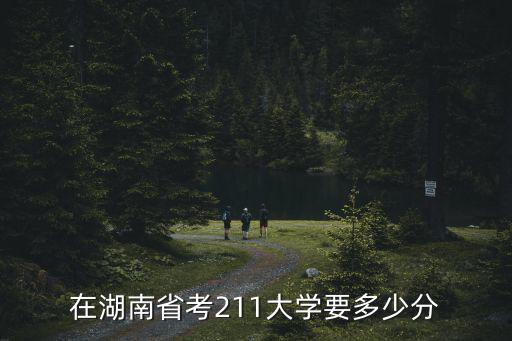 在湖南省考211大學要多少分
