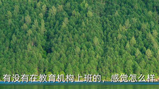 有沒(méi)有在教育機(jī)構(gòu)上班的，感覺(jué)怎么樣