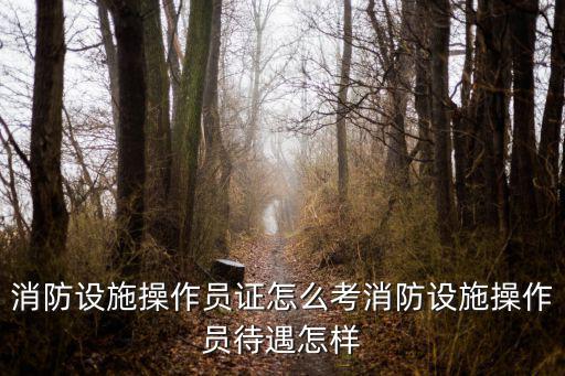 綿陽哪里可以考消防設(shè)施操作員,消防設(shè)施操作員證怎么考