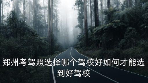 鄭州通盛駕校怎么樣,鄭州中心駕校怎么樣