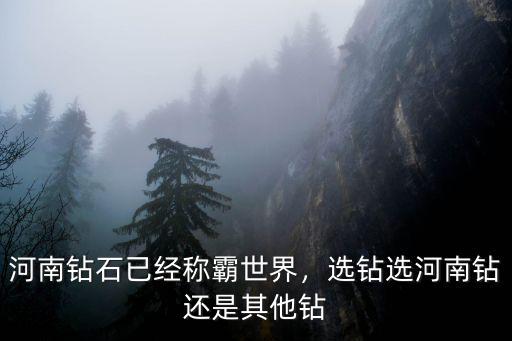 河南鉆石怎么樣的,河南鉆石已經稱霸世界