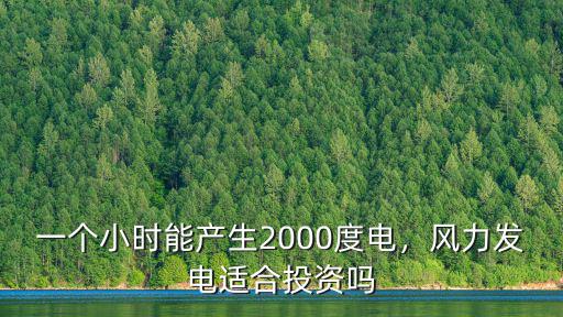 一個小時能產生2000度電，風力發電適合投資嗎