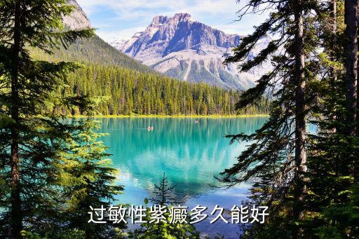 過敏性紫癜多久能好