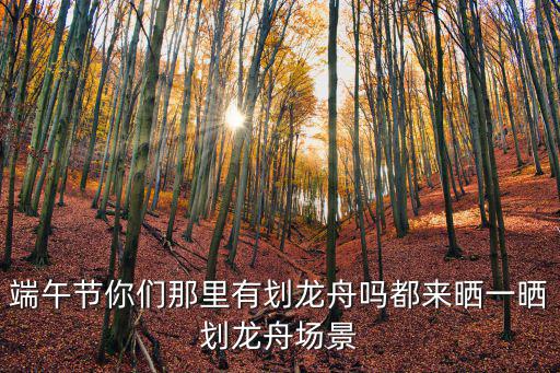 達州市端午節(jié)哪里劃龍舟,端午節(jié)為什么要賽龍舟呢