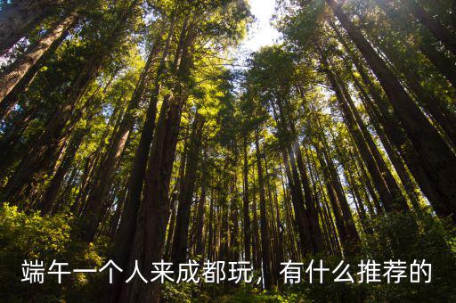 成都端午帶娃去哪里玩,端午一個人來成都玩