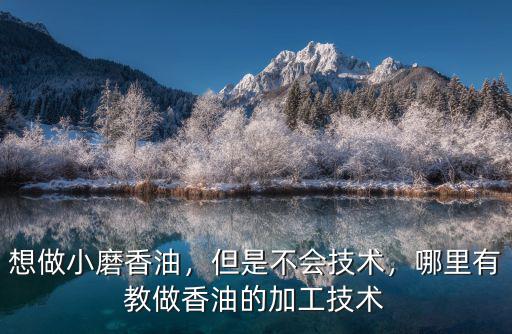 新鄉哪里有賣小磨香油設備的,哪里有教做香油的加工技術