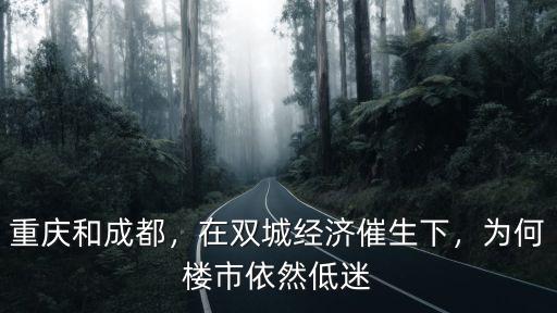 重慶和成都，在雙城經(jīng)濟催生下，為何樓市依然低迷