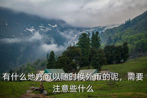 有什么地方可以隨時(shí)換外幣的呢，需要注意些什么