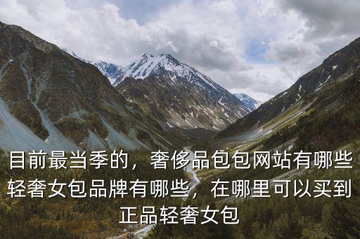 目前最當季的，奢侈品包包網站有哪些輕奢女包品牌有哪些，在哪里可以買到正品輕奢女包