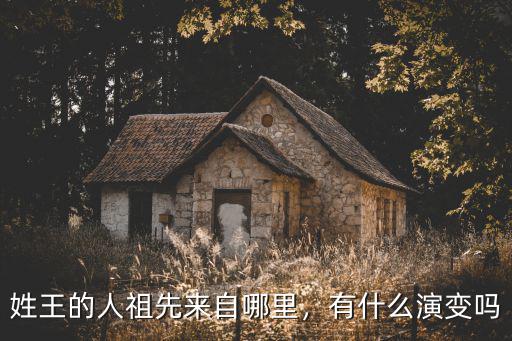 姓王的人祖先來自哪里，有什么演變嗎