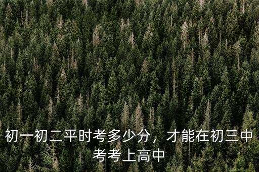 周口太康縣初中考高中要多少分,初一初二平時(shí)考多少分
