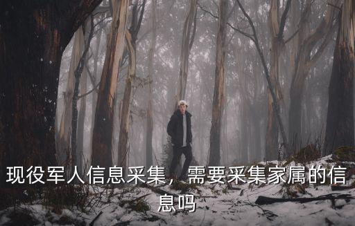 現(xiàn)役軍人信息采集，需要采集家屬的信息嗎
