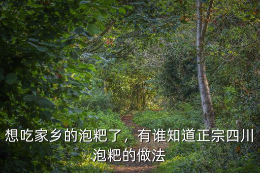 成都哪里有泡粑,有誰(shuí)知道正宗四川泡粑的做法
