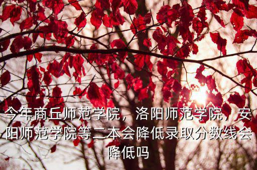 洛陽(yáng)師范學(xué)院預(yù)科分?jǐn)?shù)線多少,今年商丘師范學(xué)院