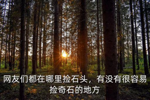 網(wǎng)友們都在哪里撿石頭，有沒有很容易撿奇石的地方