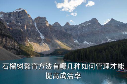 巴中哪里有石榴樹(shù)苗,石榴樹(shù)繁育方法有哪幾種